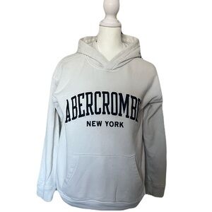 Abercrombie Kids White Hoodie
